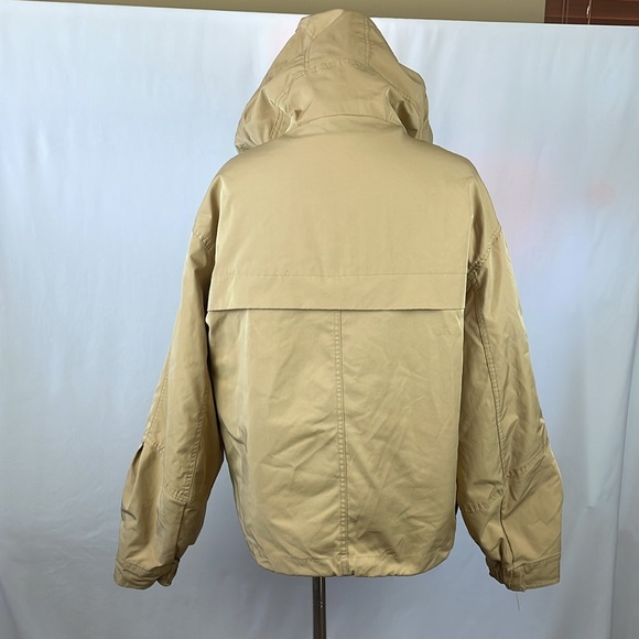 Bershka Lovely Camel Color Lined Coat w/Detachable Hood - Size Large - Picture 13 of 16